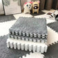 Plush puzzle carpet for floor