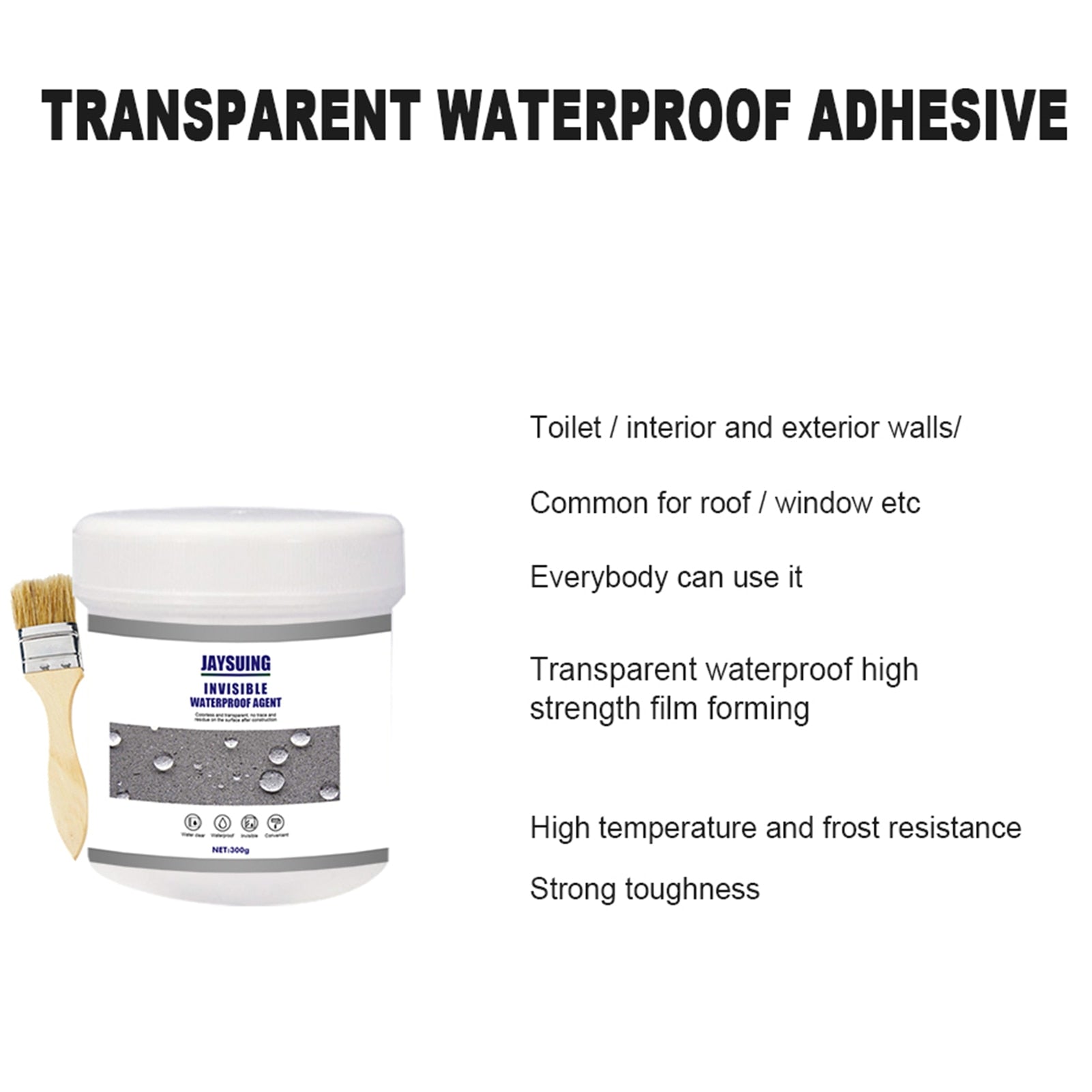SUPER STRONG INVISIBLE WATERPROOF ANTI
