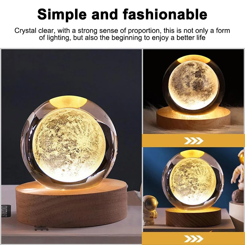 Crystal Lamp Light 3D!