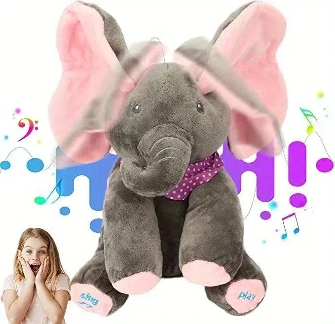 Peek-a-Boo Musical Elephant Toy!