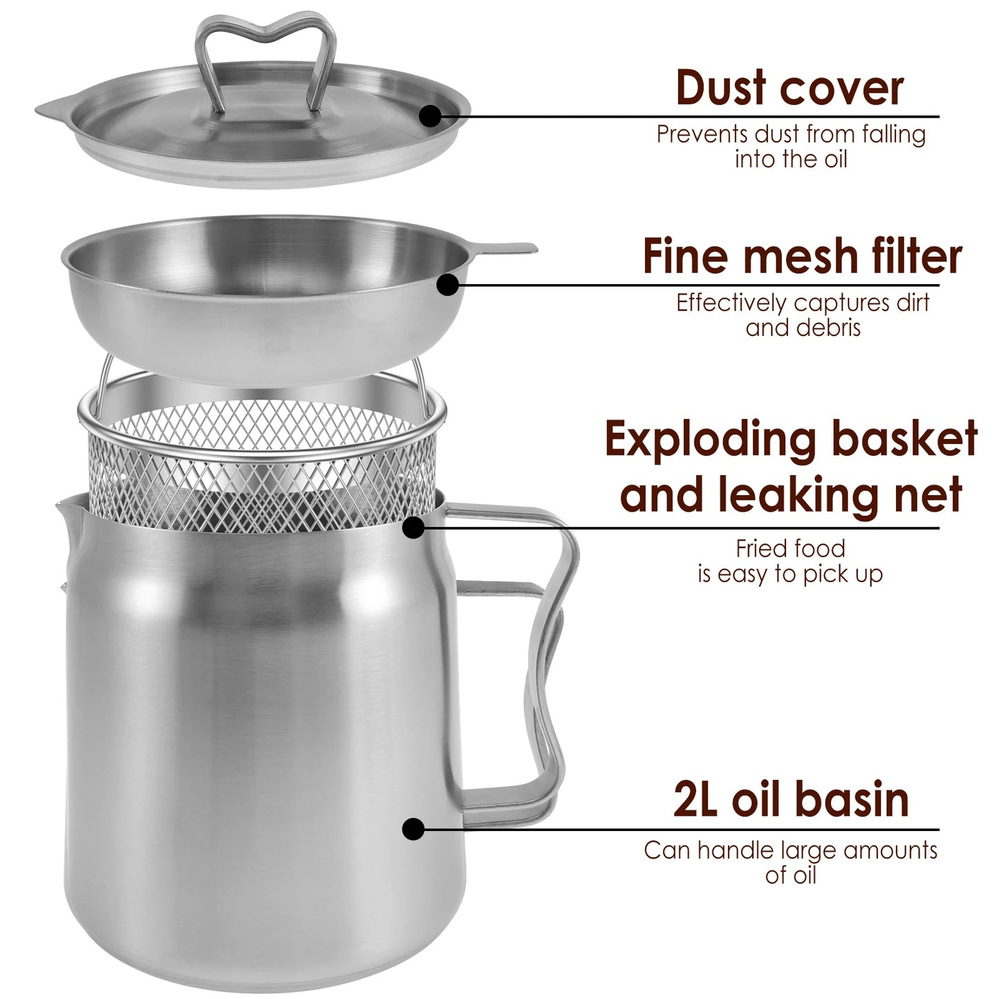 2-in-1 Oil Strainer Pot