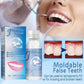 Moldable false teeth