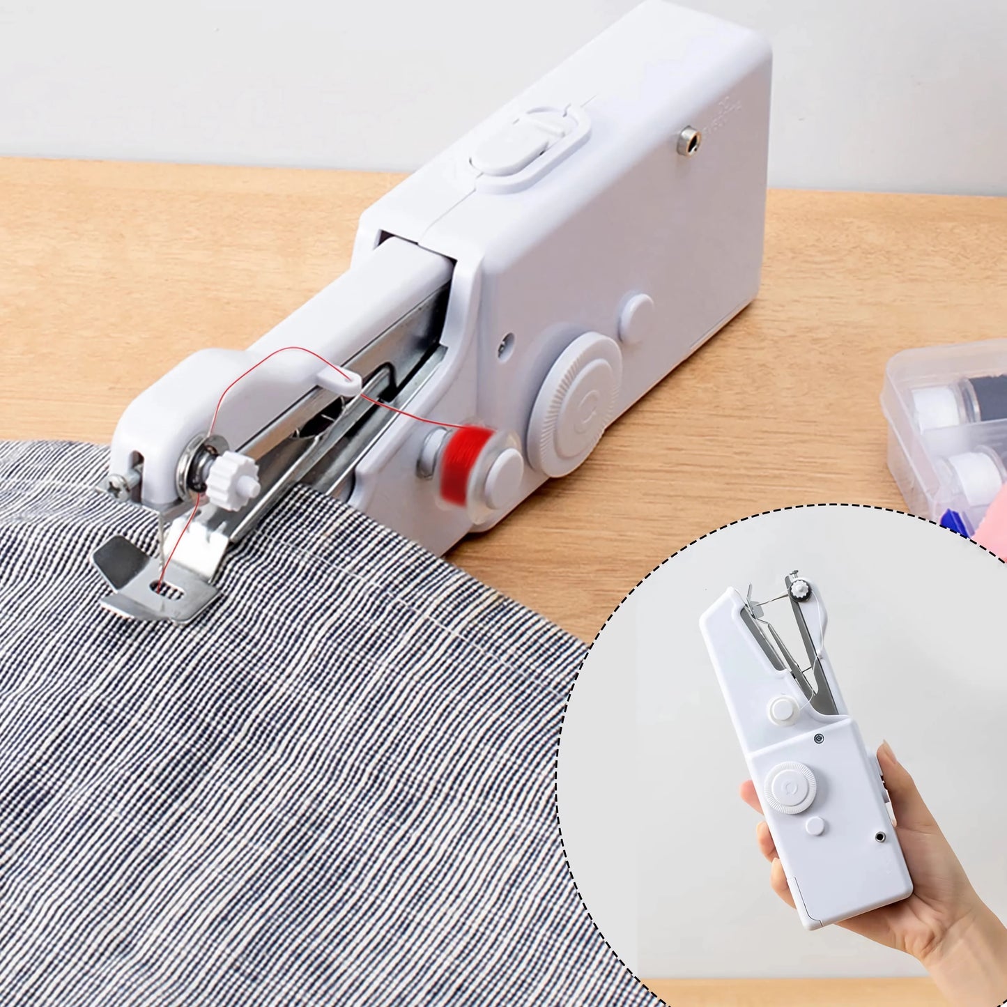 Portable Mini Sewing Machine!