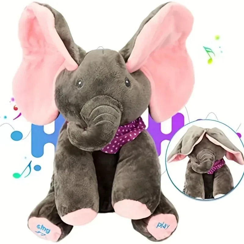 Peek-a-Boo Musical Elephant Toy!