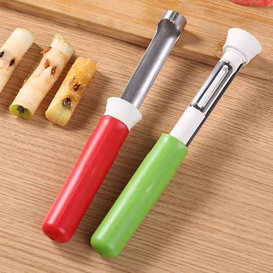 2-in-1 Stainless Steel Fruit Corer and Peeler