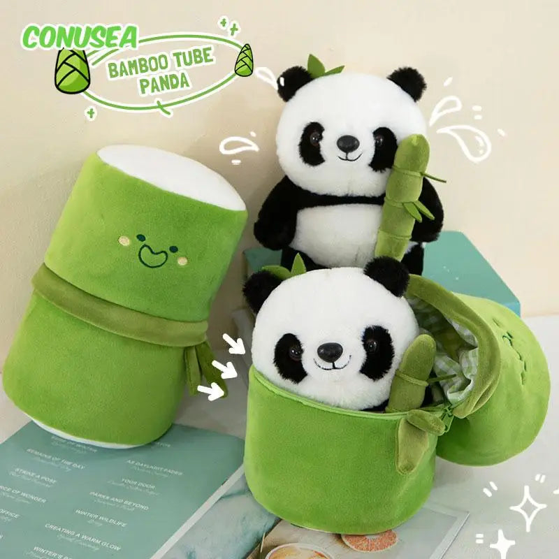 Bamboo panda plush toy