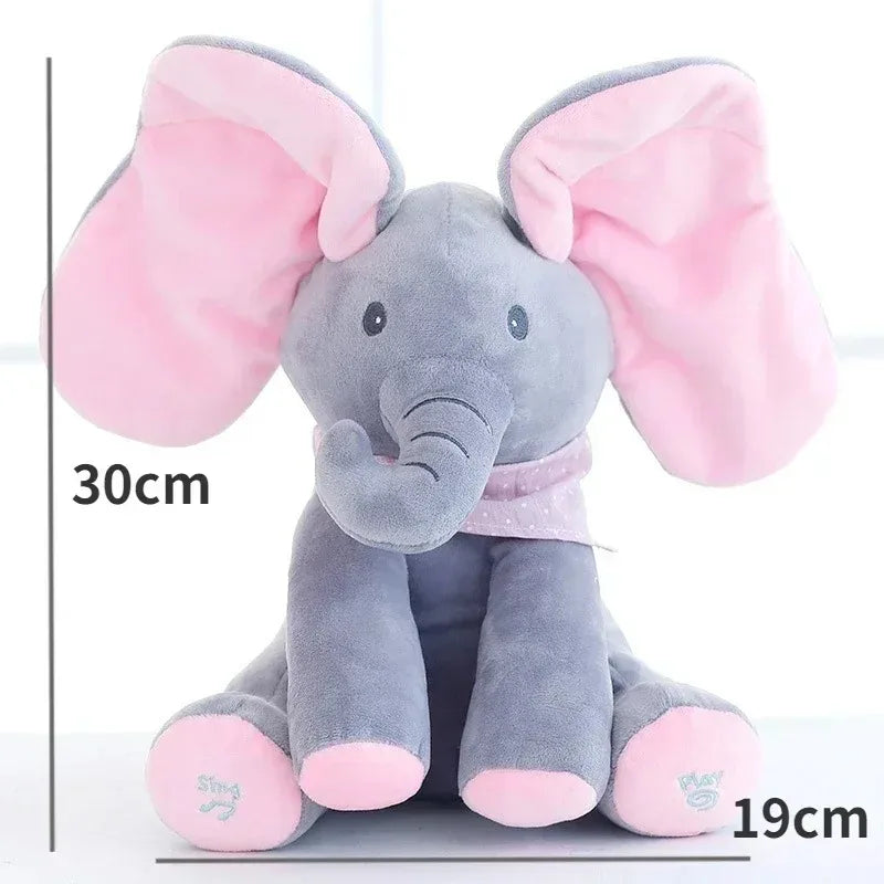 Peek-a-Boo Musical Elephant Toy!