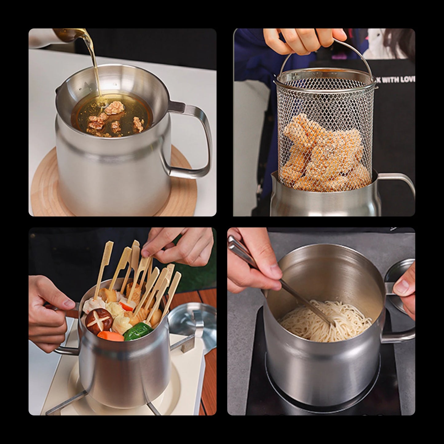 2-in-1 Oil Strainer Pot