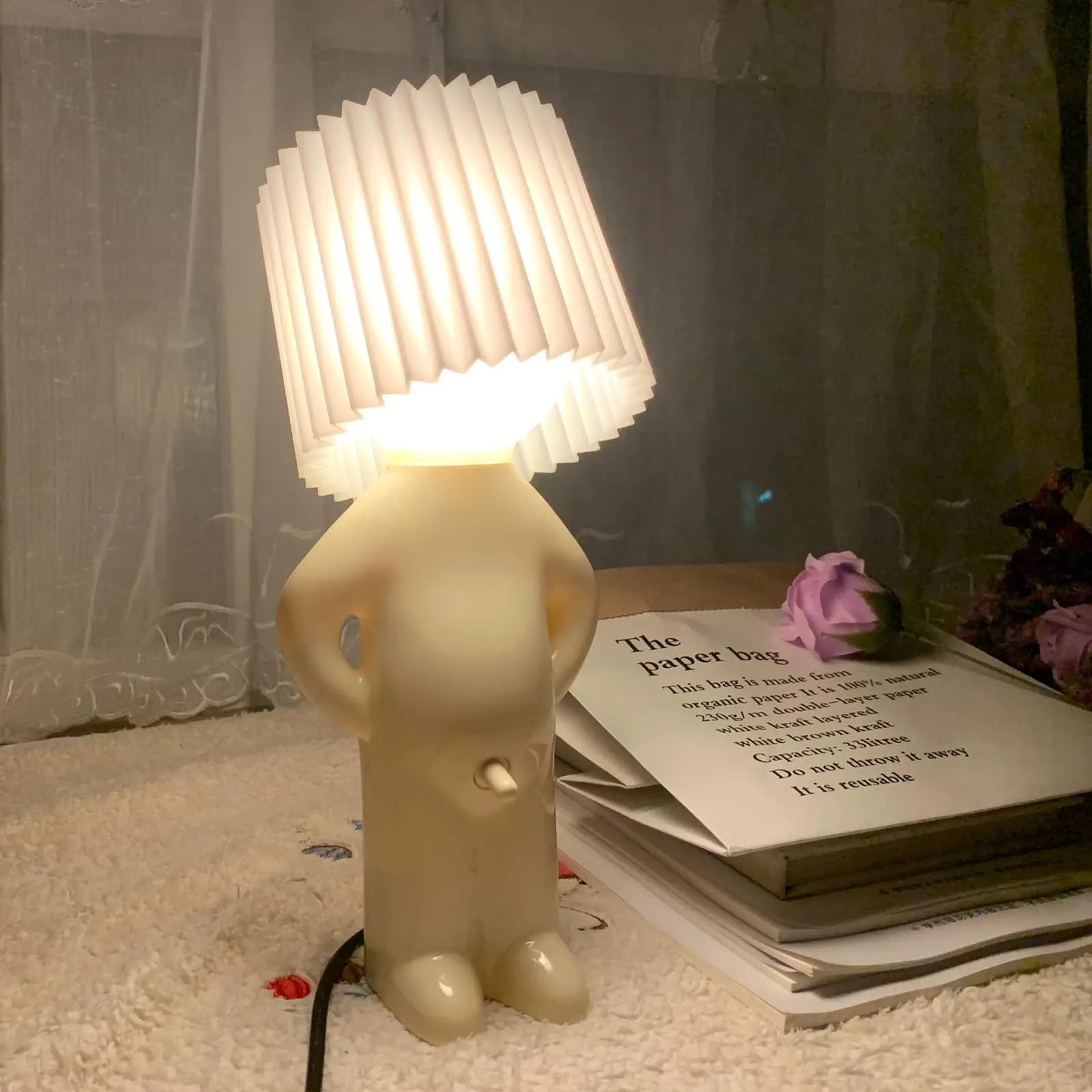 Creative Naughty boy LED Night Lights Lamp