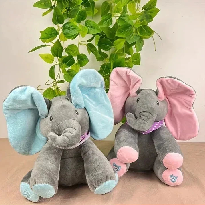 Peek-a-Boo Musical Elephant Toy!