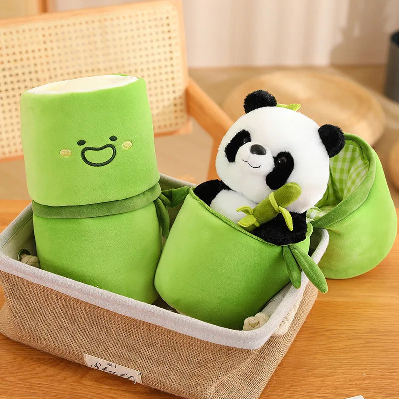 Bamboo panda plush toy