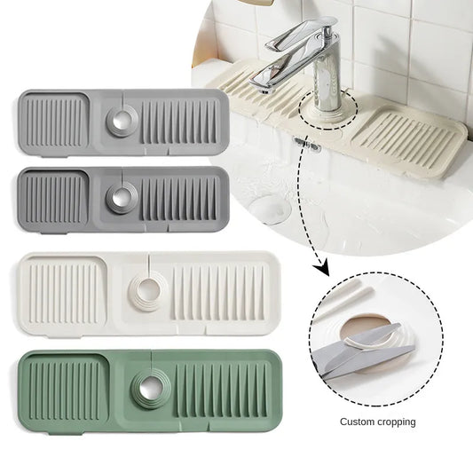 Anti splash sink mat