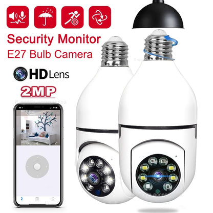 Wireless Wifi Light Bulb Camera Security Camera