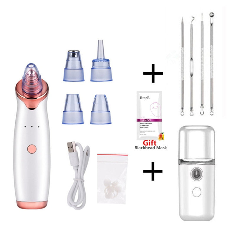 Electric pore cleaner and blackhead remover