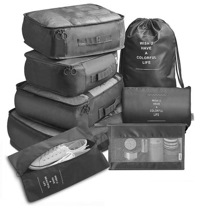 8 Pcs /Set Suitcase Organize Storage Bag