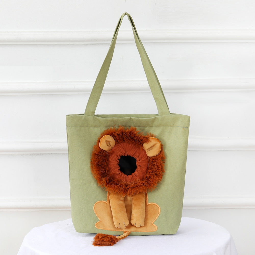 LION TOTE BAG FOR CATS
