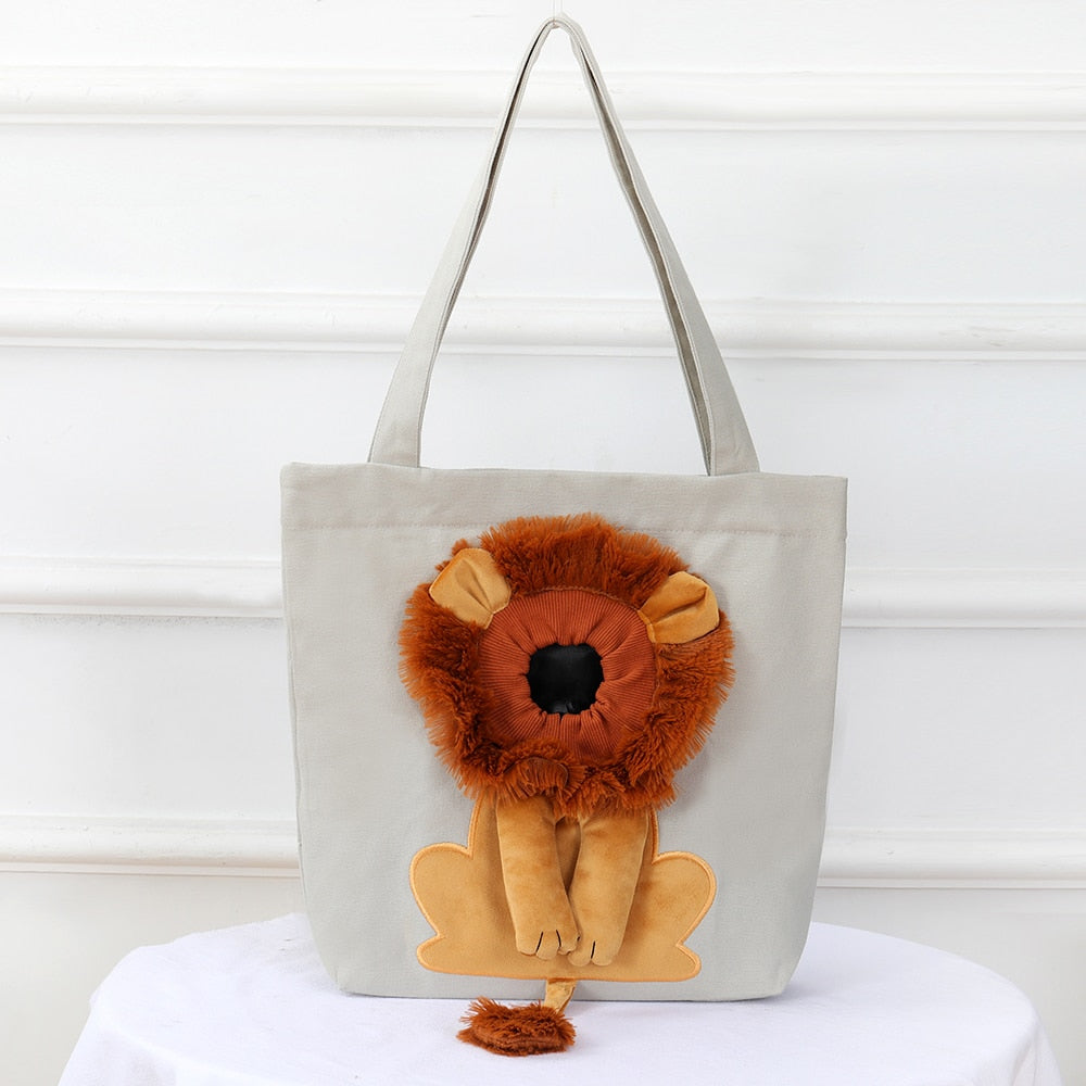 LION TOTE BAG FOR CATS