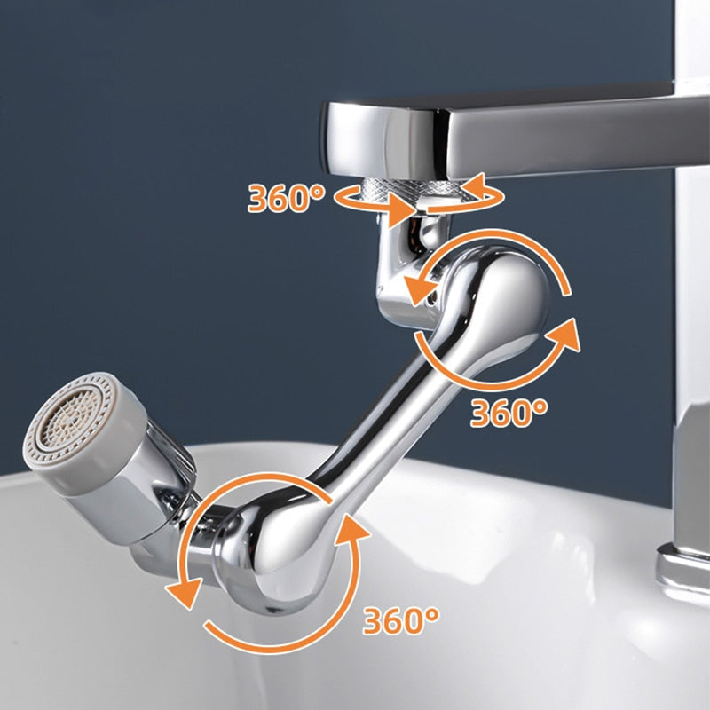 Full Rotating Universal Faucet Tap Extender