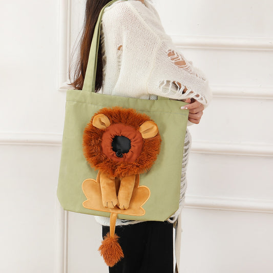 LION TOTE BAG FOR CATS