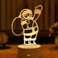 3D Creative Animals Bedside LED Night Lamp