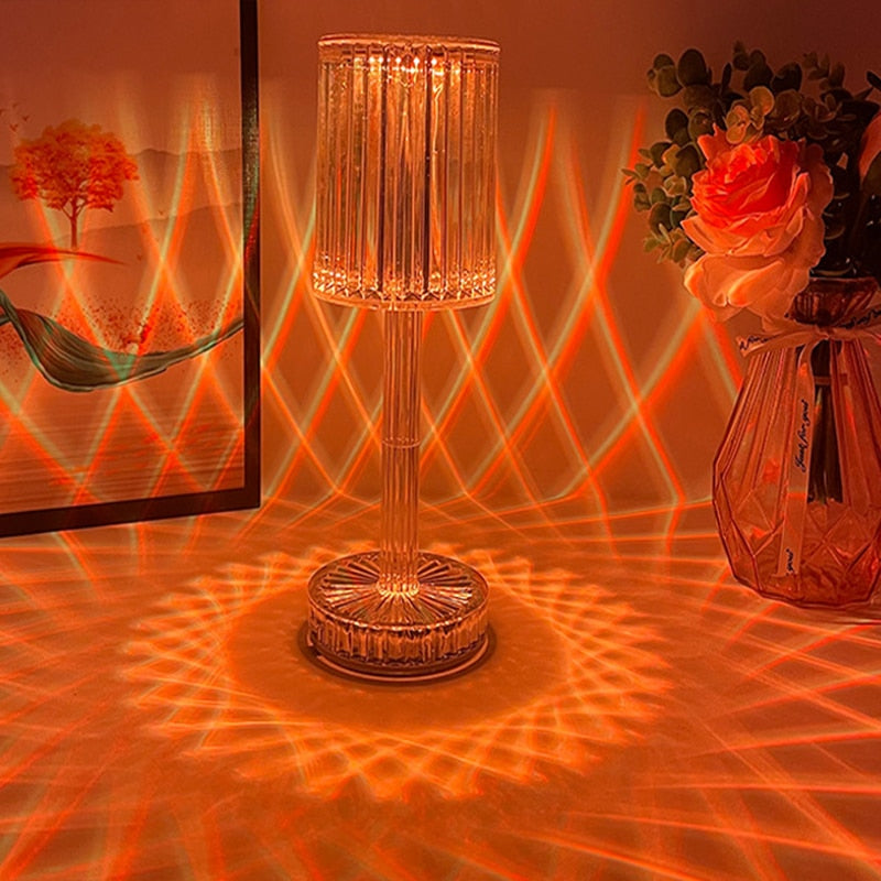 Selluxa Diamond LED Lampe  Crystal lamp, Crystal table lamps