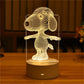 3D Creative Animals Bedside LED Night Lamp