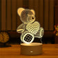 3D Creative Animals Bedside LED Night Lamp