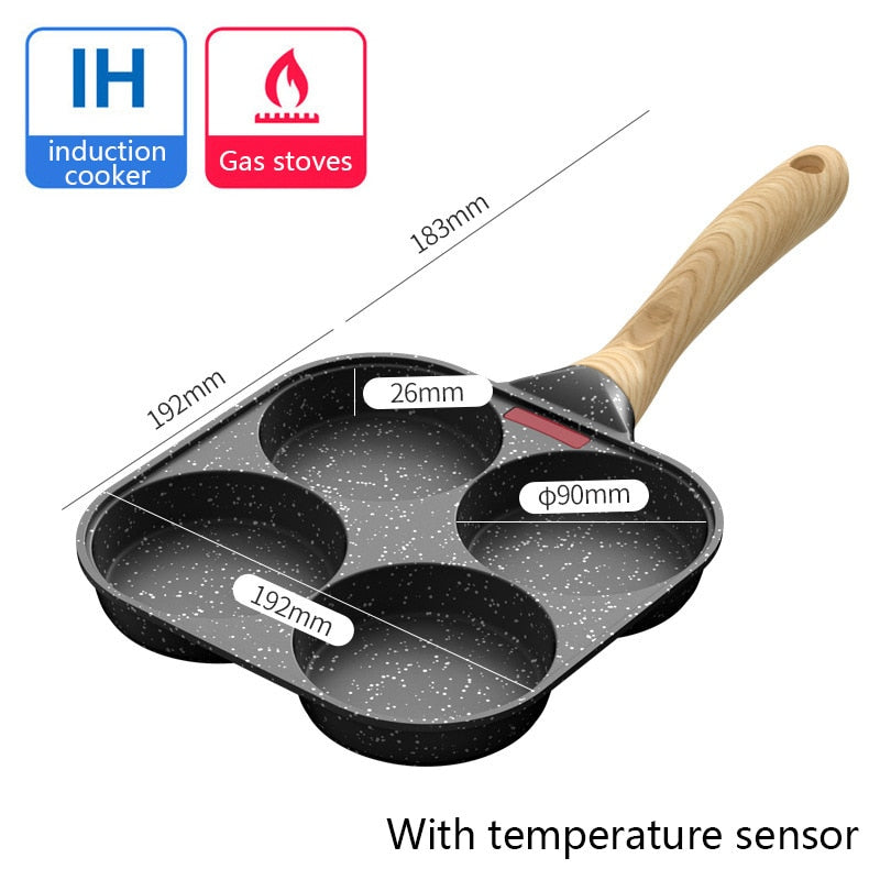3-4 section Non-stick Grill Pan