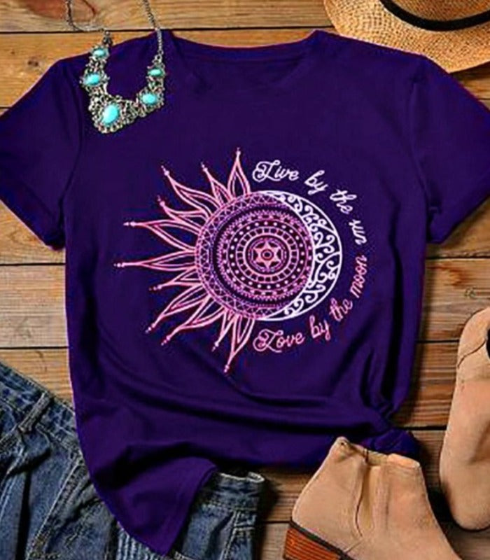 Sun & moon t-shirt