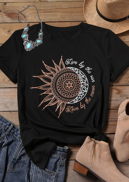 Sun & moon t-shirt