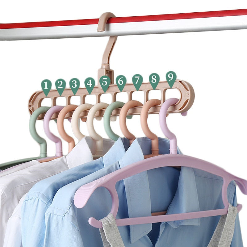 Hanger storage rack