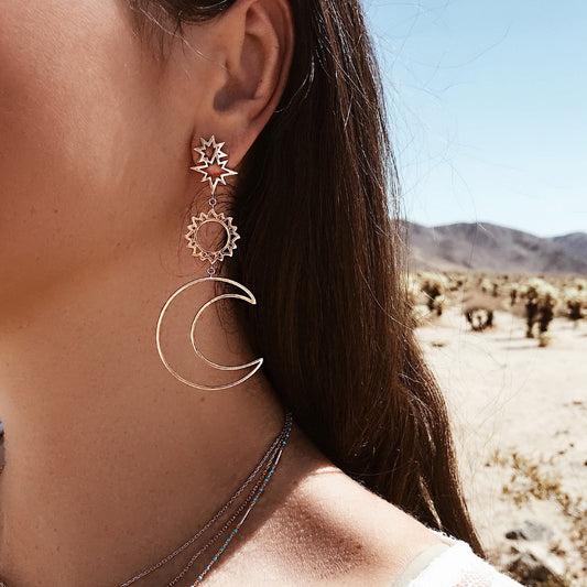 SUN & MOON EARRINGS