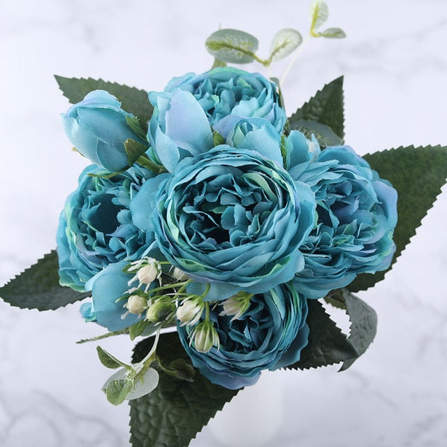 Silk Peony Artificial Flowers Bouquet