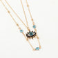 Boho style Eye Necklace