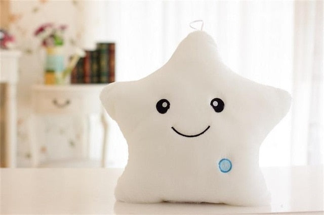 LED Light Toys For Kids-Luminous and Glowing Star Pillow