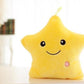 LED Light Toys For Kids-Luminous and Glowing Star Pillow