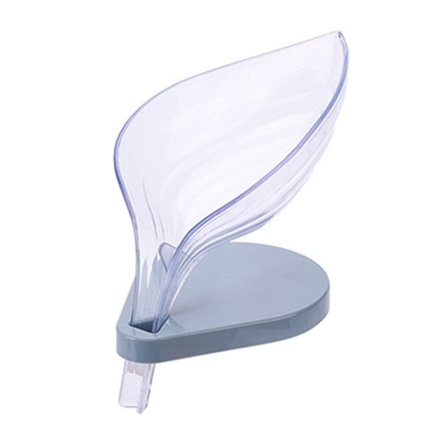 Self-Draining Leaf Shaped Soap Holder & Dish