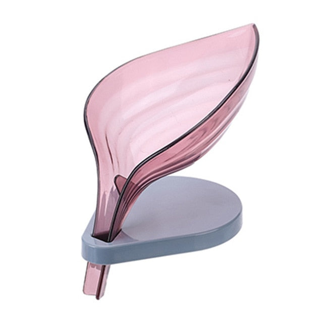 Self-Draining Leaf Shaped Soap Holder & Dish