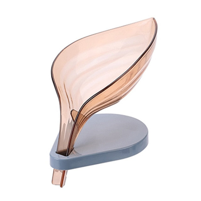 Self-Draining Leaf Shaped Soap Holder & Dish