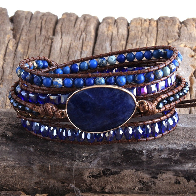 Boho leather bracelets