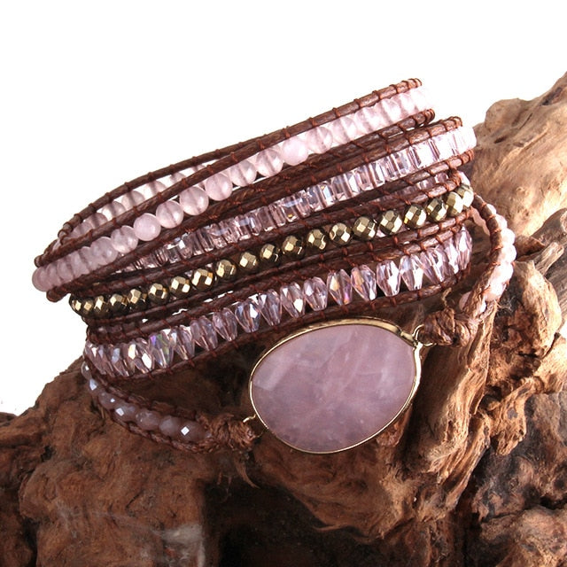 Boho leather bracelets