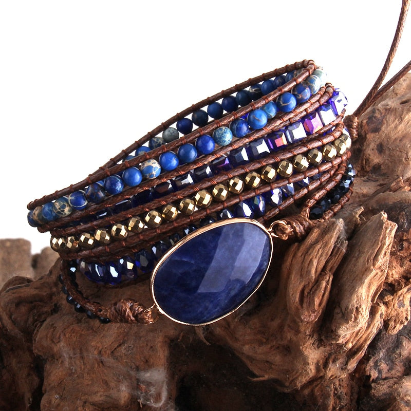 Boho leather bracelets