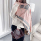 Luxurious cashmere winter warm scarf