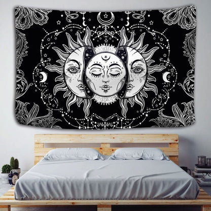 Moon Mandala Tapestry