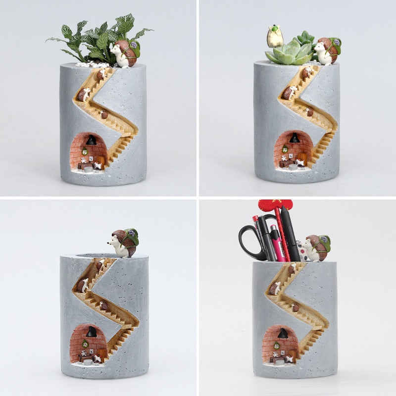 Decorative Animal Resin Flower pot