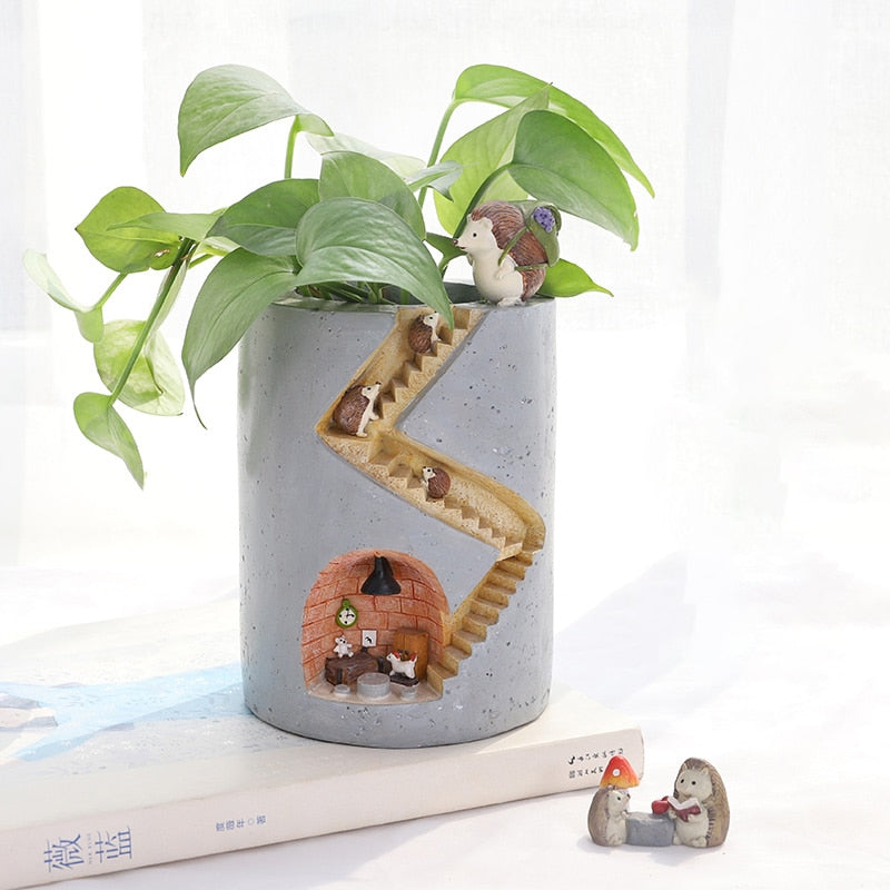 Decorative Animal Resin Flower pot