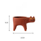 Cute_ Cat ceramic flower pot