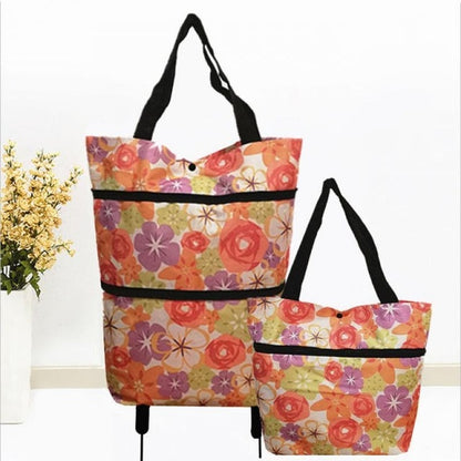 2 In 1 Foldable Shopping Bag