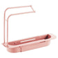 telescopic sink storage rack