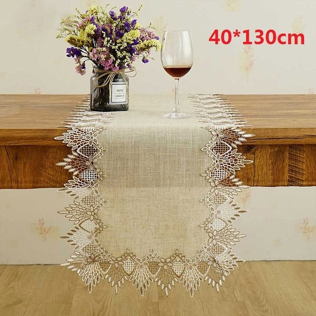 Table Runner Luxury Cotton Linen